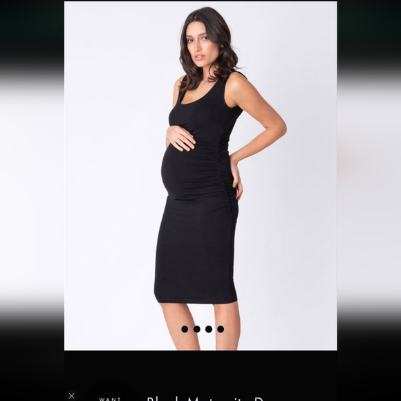 NWT Serephine - Little Black Maternity Dress - Picture 1 of 11
